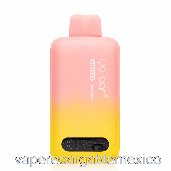 Vape Recargable Yo Bar Vd8500 Mango Melocotón Desechable
